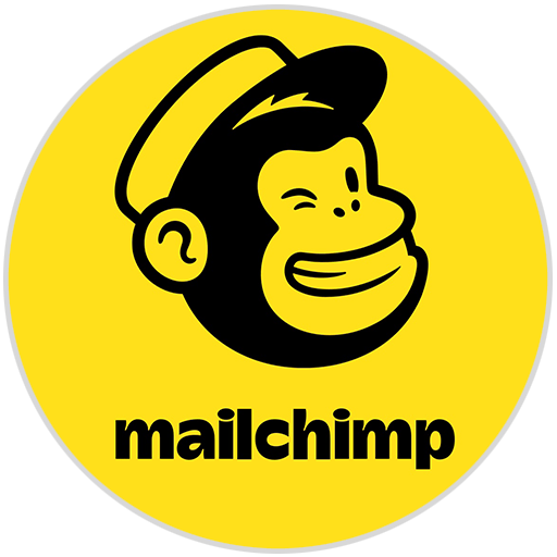 MailChimp logo. a software used for email marketing automation.
